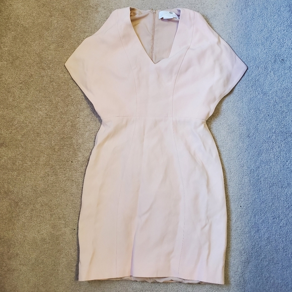 Genny Italy Luxury Pink Cape Dress 2 - Picture 5 of 10